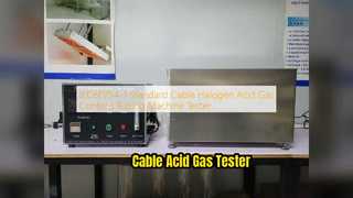 Cable Acid Gas Test Machine IEC60754