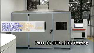 16 CFR 1633 Mattress Flammability Testing Equipment