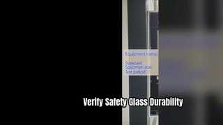 Laminated Safety Glass Durability Testing Chamber