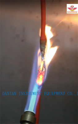 DAXIAN'S Vertical Flame Tester Equipment Single Wire And Cable  IEC60332-1-1
