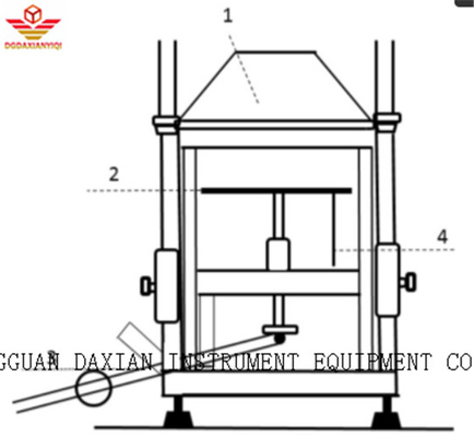 240V  Ignitability And Flame Spread Test Machine , 15A Lab Test Equipment