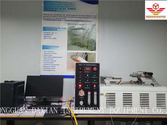 ASTM F2700-08 TPP Test Device , Clothing Flame Resistant Materials Test Equipment