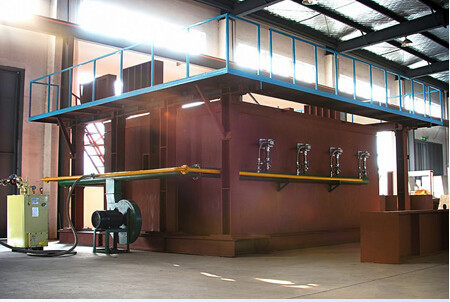 DX8364 Building Component Fire Resistance Test Equipment Vertical Furnace And Horizontal Furnace EN13381-8