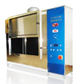 DX8217 FAA FAR 25.853 Vertical Flammability Chamber Stainless Steel Adjustable