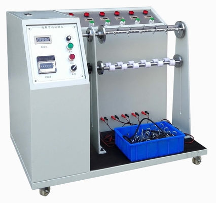 Six-group Swing Testing Machine To Test The Flexural Strength Of DC Cables Earphone Cables, USB Cables