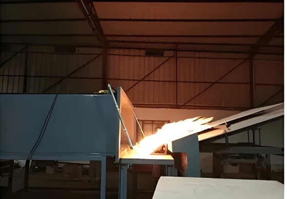 Roofing Material Fire Resistance Performance Flame Retardant Performance Testing Machine For Photovoltaic Cells