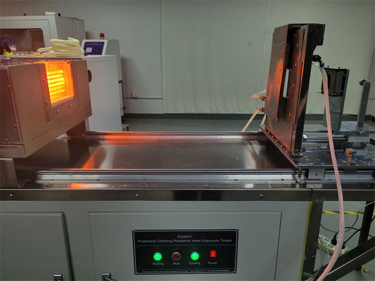 EN ISO 6942 Protective Clothing Radiation Heat Exposure Tester Fire Testing Equipment