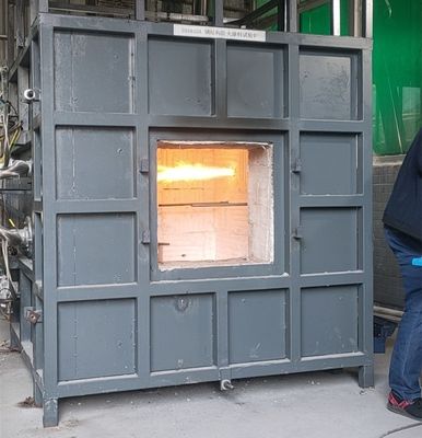 ISO834-1 Fireproof Glass Steel Structure Fireproof  Coating Fire Testing Furnace