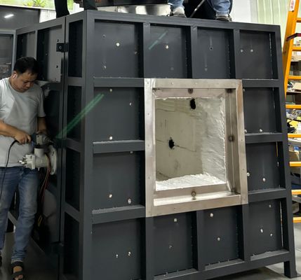 High Accuracy Steel Structure Fireproof Coating Testing Furnace