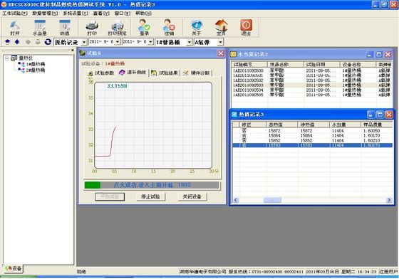 Automatic Comprehensive Calorimeter For Building Materials Combustion Calorific Value Testing Inner Cylinder Volume 2200ml