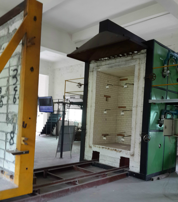 ISO834-1Plywoods and flush door Fire Resistance Vertical Furnace And Horizontal Testing Furnace EN13381-8
