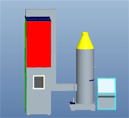 Wire & Cable Bundle Combustion Tester， Vertically Installed Bundled Wires And Cables Testing Machine