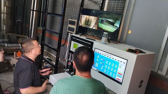 Testing Laboratory Perform The Test Of Resistance To Vertical Flame Spread On Conductors testing equipment