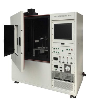 DX8368 Plastic Smoke Density Tester ISO 5659-2 GB/T 8323 Single Chamber 10-50kW/m2 Radiant Cone Heat Flux
