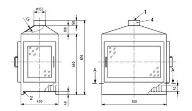 220V Fire Test Chamber ,  Ignitability Of Building Material Subjected To Direct Impingement Single - Flame Source Tester