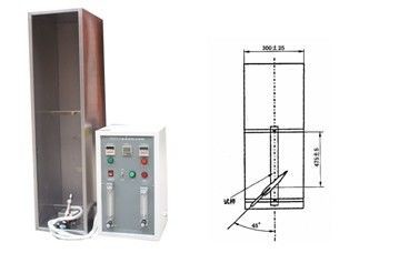 Reliable Fire Testing Equipment With 1kW Test Flame And IEC/ EN 60332-1 ...