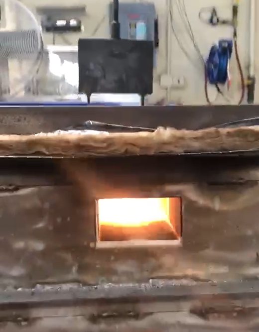 UL181 Testing Setup Fire Flame Penetration Test Apparatus Lab Fire Test ...