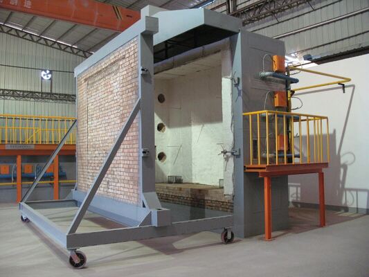 ISO 834-1 Horizontal Fire Resistance Test Furnace for Floor Beam Roof Slab